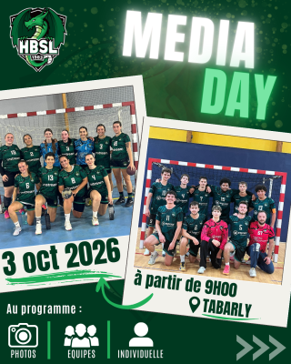 📸 MÉDIA DAY au HBSL ! 💚🖤