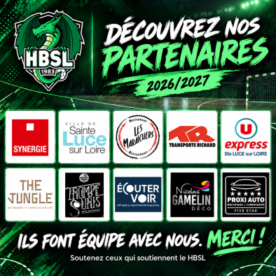 Nos PARTENAIRES de la saison 2026/2027
